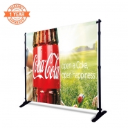 8FT Adjustable Banner Stands with Custom Printing