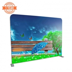 Straight 10FT Stretch Fabric Display with Printing