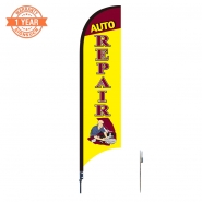 10' Auto Feather Flags S0913
